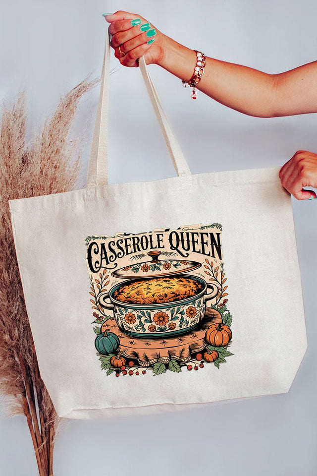Casserole Queen Canvas Jumbo Tote - Wholesale Accessory Market