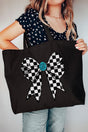 Concho Coquette Canvas Jumbo Tote - Wholesale Accessory Market