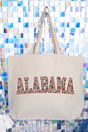 Crimson Alabama Camo Canvas Jumbo Tote - Wholesale Accessory Market
