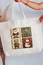 Gang's All Here Christmas Canvas Jumbo Tote - Wholesale Accessory Market