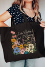 God Is Working Canvas Jumbo Tote - Wholesale Accessory Market