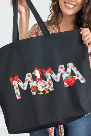Gooseberry Mama Canvas Jumbo Tote - Wholesale Accessory Market