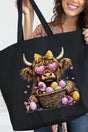 Highland Hops & Eggs Canvas Jumbo Tote - Wholesale Accessory Market