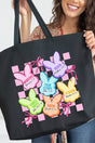 Little Bunnies, Big Faith Canvas Jumbo Tote - Wholesale Accessory Market