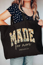 Made For More Canvas Jumbo Tote - Wholesale Accessory Market