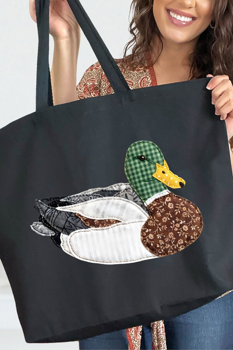 Mallard Marsh Canvas Jumbo Tote - Wholesale Accessory Market