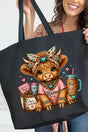 Mama Raising The Herd Canvas Jumbo Tote - Wholesale Accessory Market