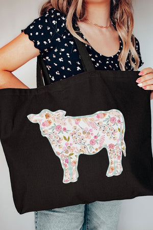 Moolette Meadow Canvas Jumbo Tote - Wholesale Accessory Market