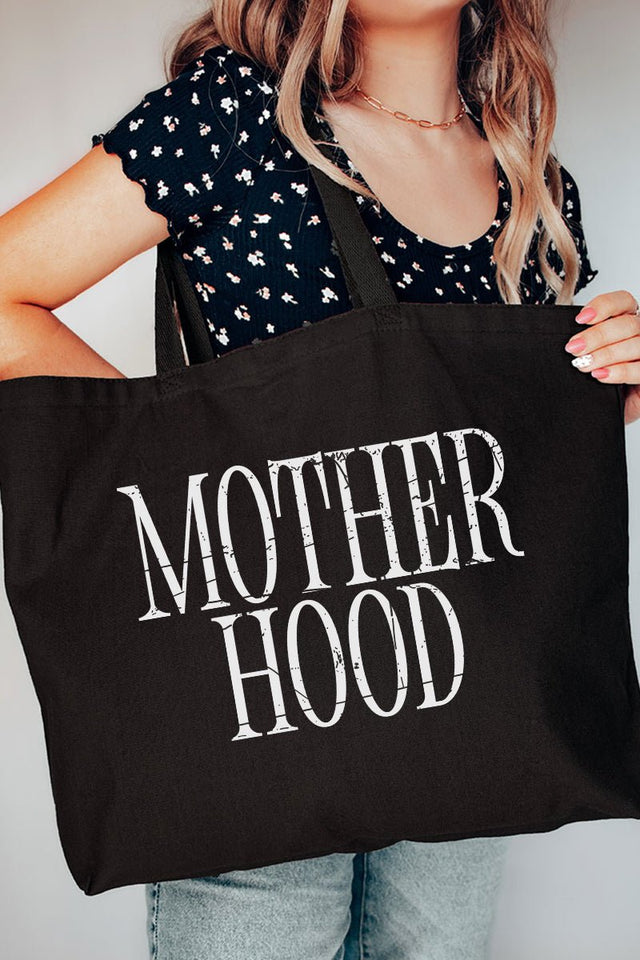 Mother Hood Canvas Jumbo Tote - Wholesale Accessory Market