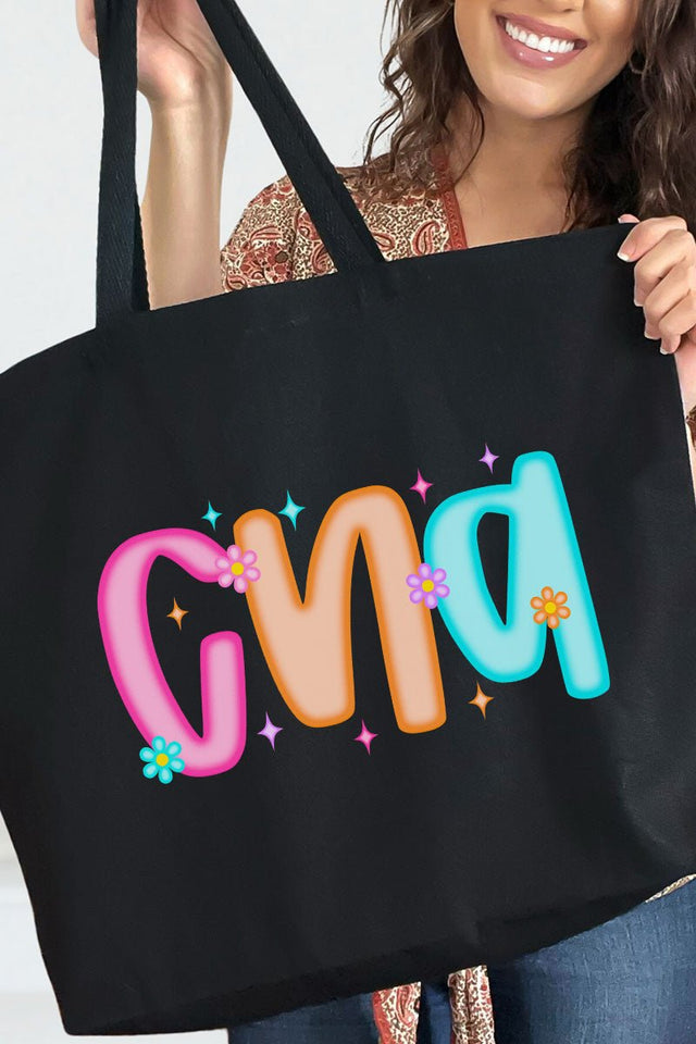 Neon Glow CNA Canvas Jumbo Tote - Wholesale Accessory Market