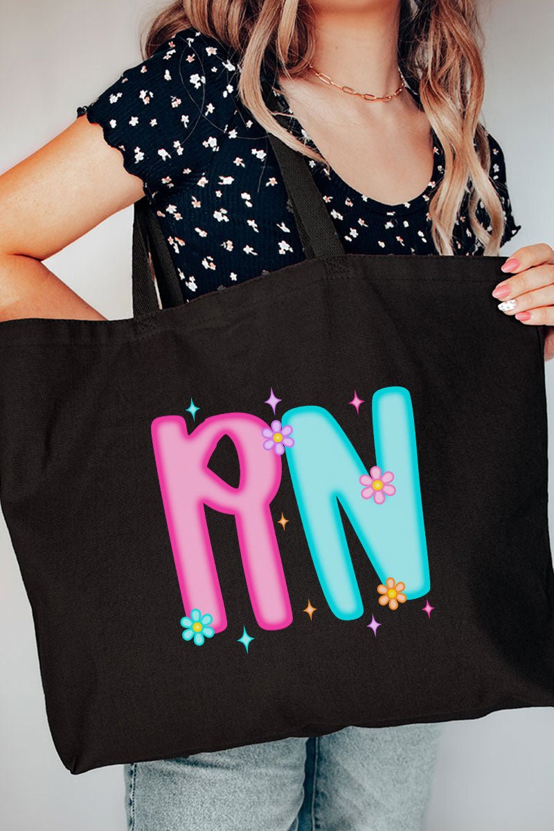 Neon Glow RN Canvas Jumbo Tote - Wholesale Accessory Market