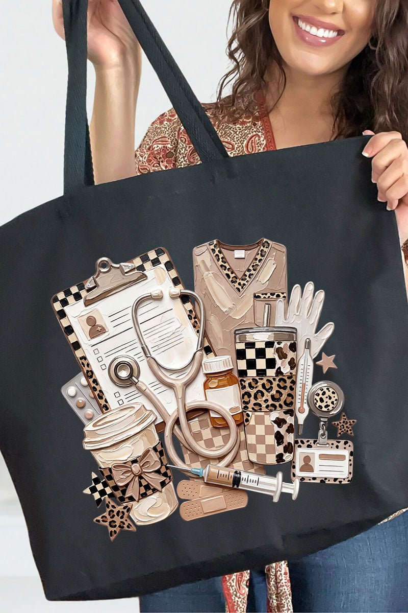 On Call In Style Canvas Jumbo Tote - Wholesale Accessory Market