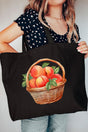 Peach Pickin' Canvas Jumbo Tote - Wholesale Accessory Market
