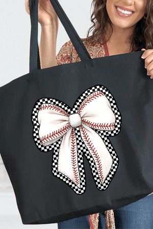 Ribbons & Runs Canvas Jumbo Tote - Wholesale Accessory Market