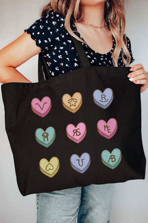 Saddle Up Sweethearts Canvas Jumbo Tote - Wholesale Accessory Market