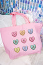 Saddle Up Sweethearts Canvas Jumbo Tote - Wholesale Accessory Market
