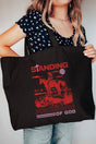 Standing On The Promises Of God Canvas Jumbo Tote - Wholesale Accessory Market