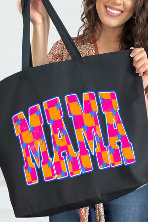 Starstruck Mama Canvas Jumbo Tote - Wholesale Accessory Market