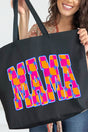 Starstruck Mama Canvas Jumbo Tote - Wholesale Accessory Market