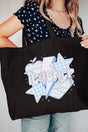 Star Teacher Canvas Jumbo Tote - Wholesale Accessory Market