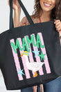 Striped Stars Mama Goose Canvas Jumbo Tote - Wholesale Accessory Market