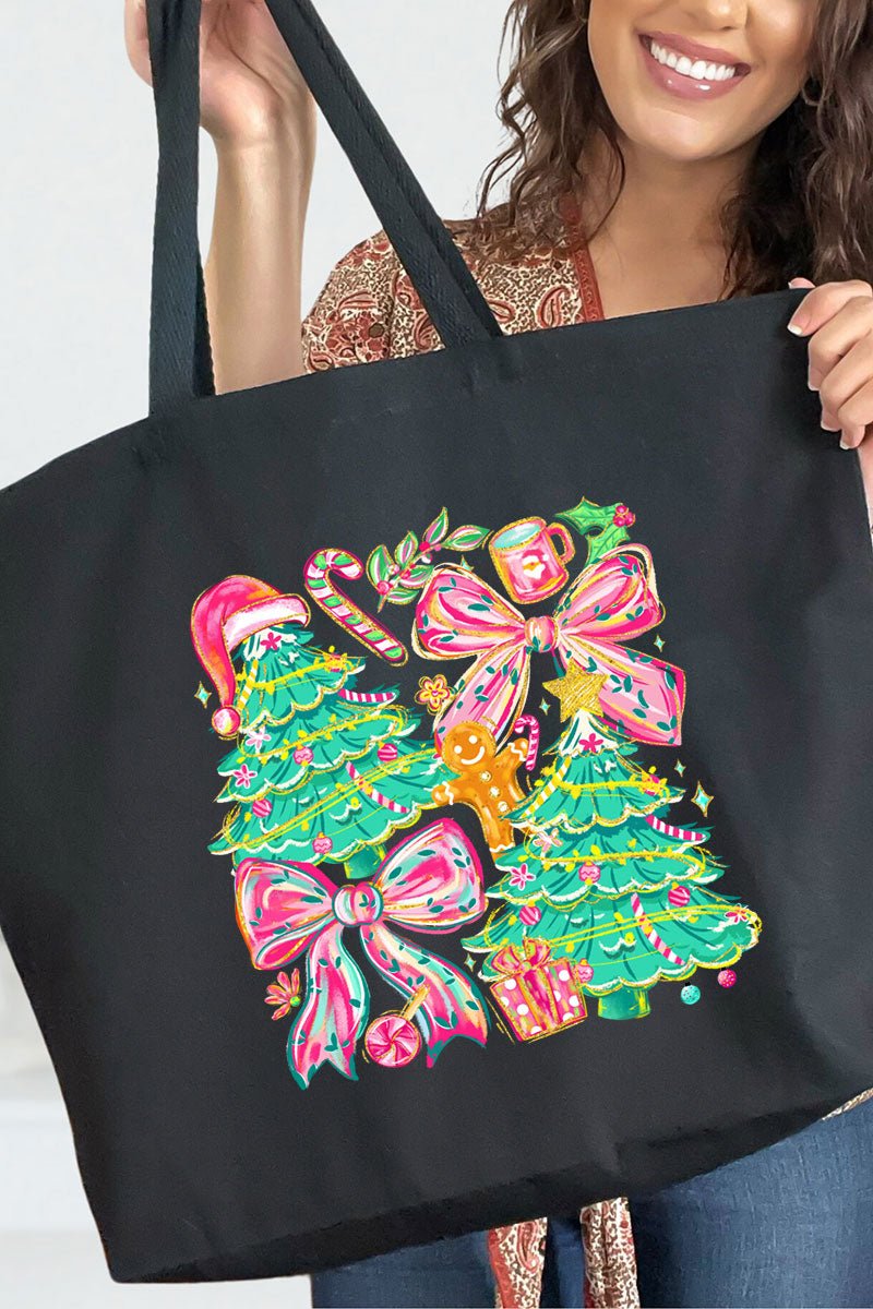 Sugarplum Magic Canvas Jumbo Tote - Wholesale Accessory Market