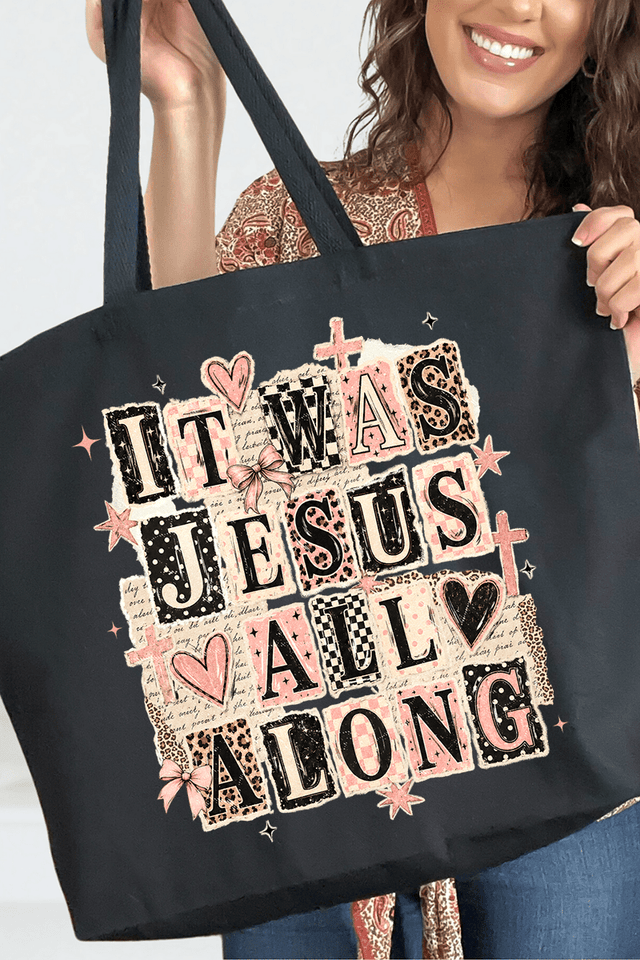 Sunday Scrapbook Canvas Jumbo Tote - Wholesale Accessory Market