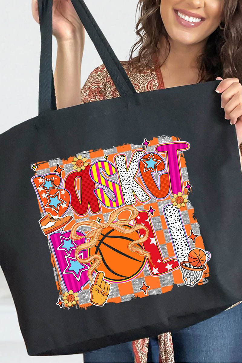 Swish In Color Canvas Jumbo Tote - Wholesale Accessory Market