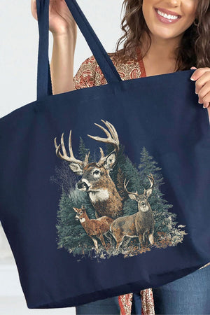 Timber Trails Canvas Jumbo Tote - Wholesale Accessory Market