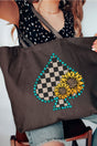Wildflower Edge Canvas Jumbo Tote - Wholesale Accessory Market