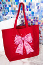 XOXO Coquette Cutie Canvas Jumbo Tote - Wholesale Accessory Market