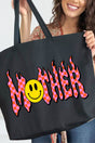 Y2K Mother Canvas Jumbo Tote - Wholesale Accessory Market