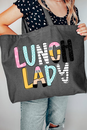 Dots & Doodles School Staff Series Canvas Jumbo Tote - Wholesale Accessory Market