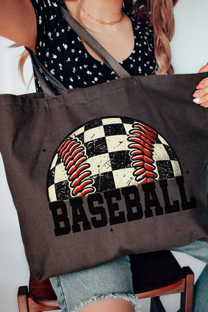 Fastball Fever Canvas Jumbo Tote - Wholesale Accessory Market