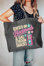 Gas Station Snacks Canvas Jumbo Tote - Wholesale Accessory Market