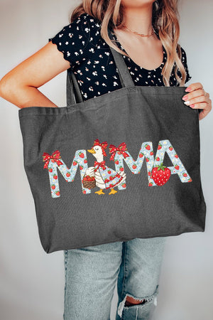 Gooseberry Mama Canvas Jumbo Tote - Wholesale Accessory Market