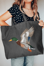 Mallard Flights Canvas Jumbo Tote - Wholesale Accessory Market