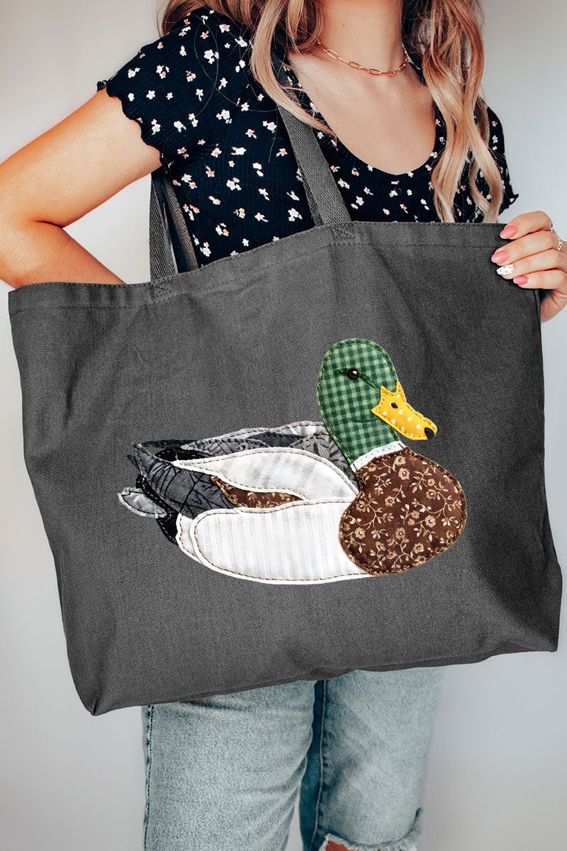 Mallard Marsh Canvas Jumbo Tote - Wholesale Accessory Market