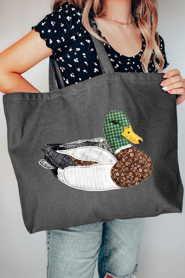 Mallard Marsh Canvas Jumbo Tote - Wholesale Accessory Market