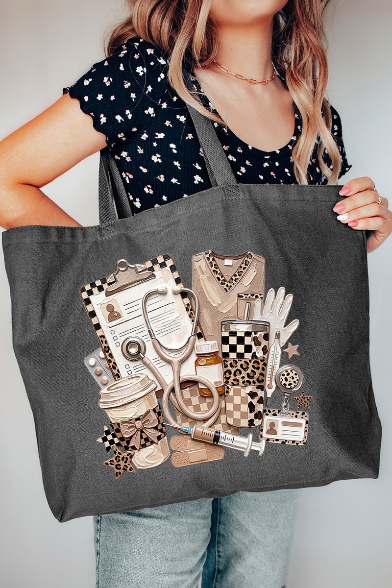 On Call In Style Canvas Jumbo Tote - Wholesale Accessory Market