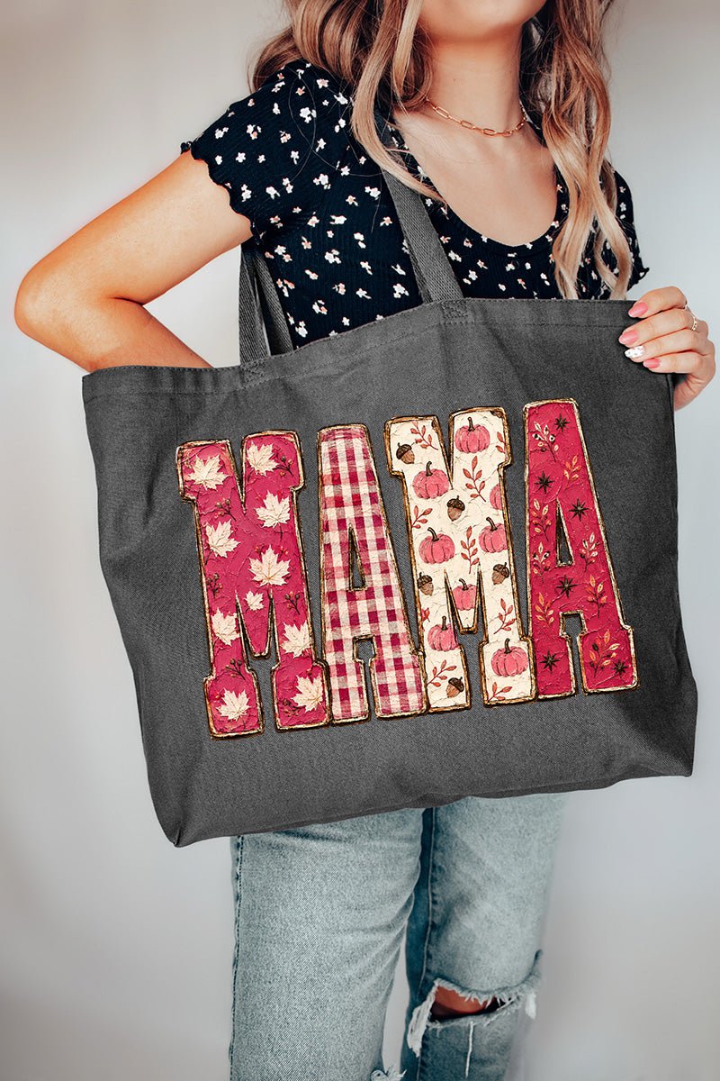 Pink Maplewood Mama Canvas Jumbo Tote - Wholesale Accessory Market
