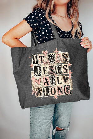 Sunday Scrapbook Canvas Jumbo Tote - Wholesale Accessory Market