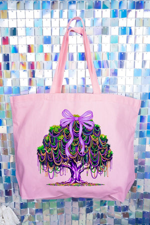 Bayou Bead Tree Canvas Jumbo Tote - Wholesale Accessory Market