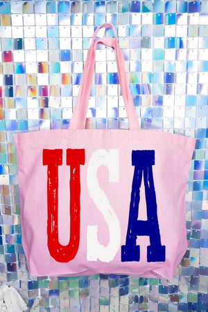 Born Free USA Canvas Jumbo Tote - Wholesale Accessory Market