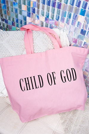Child Of God Canvas Jumbo Tote - Wholesale Accessory Market
