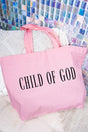 Child Of God Canvas Jumbo Tote - Wholesale Accessory Market