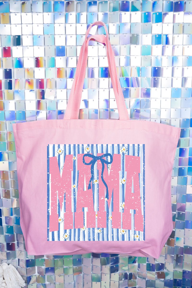 Daisy Darling Mama Canvas Jumbo Tote - Wholesale Accessory Market