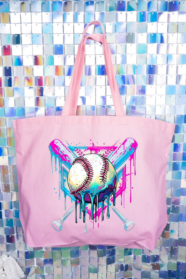 Diamond Drip Canvas Jumbo Tote - Wholesale Accessory Market