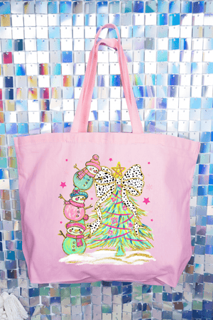 Frosty & Fab Canvas Jumbo Tote - Wholesale Accessory Market