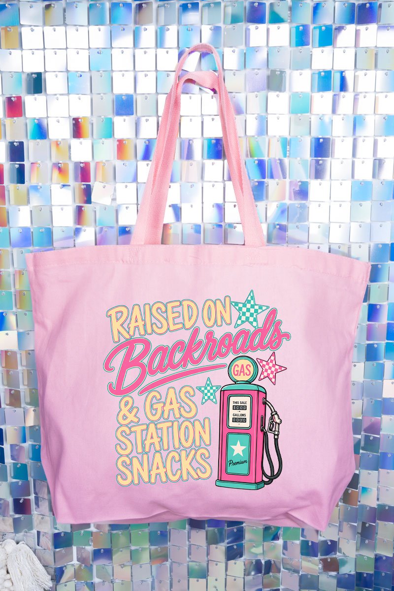 Gas Station Snacks Canvas Jumbo Tote - Wholesale Accessory Market